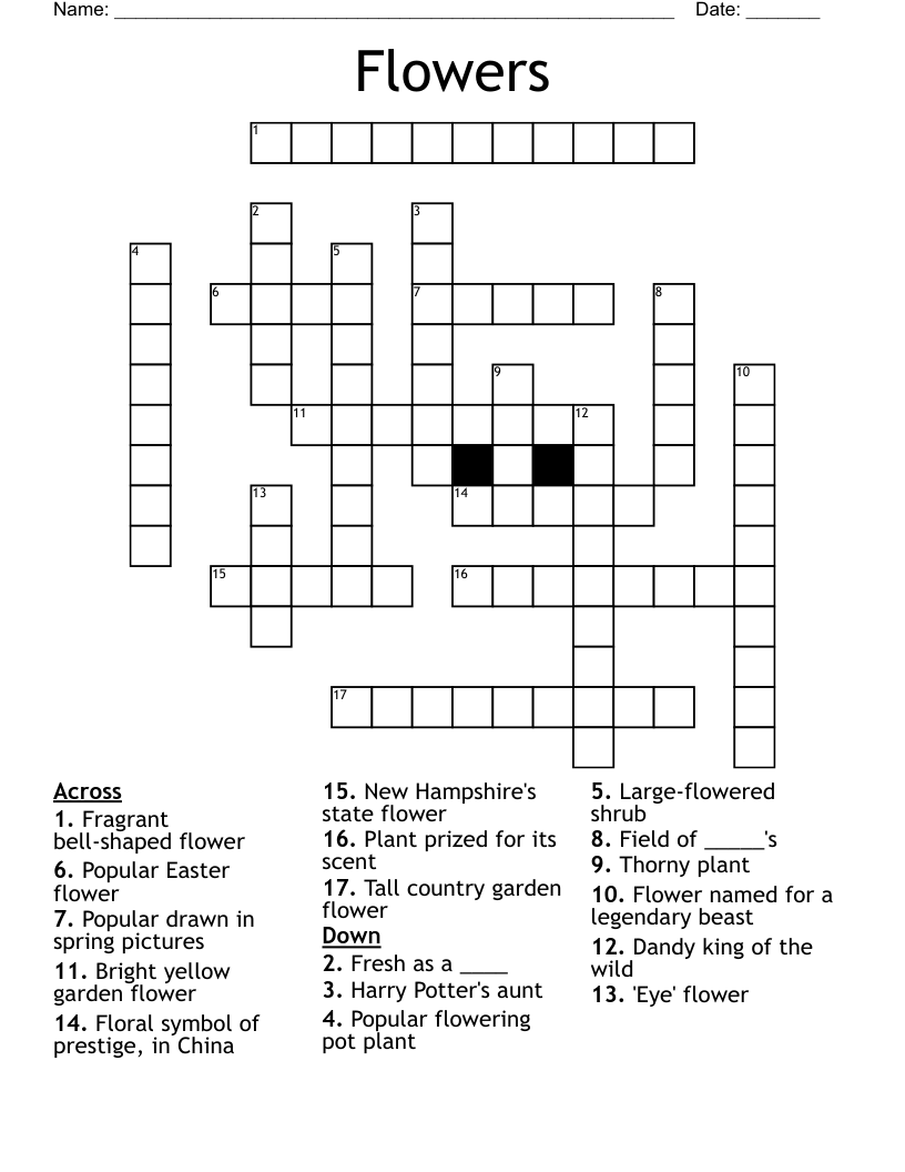 thorny shrub crossword clue