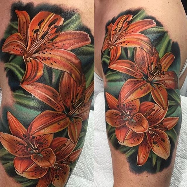 tiger lily tattoo