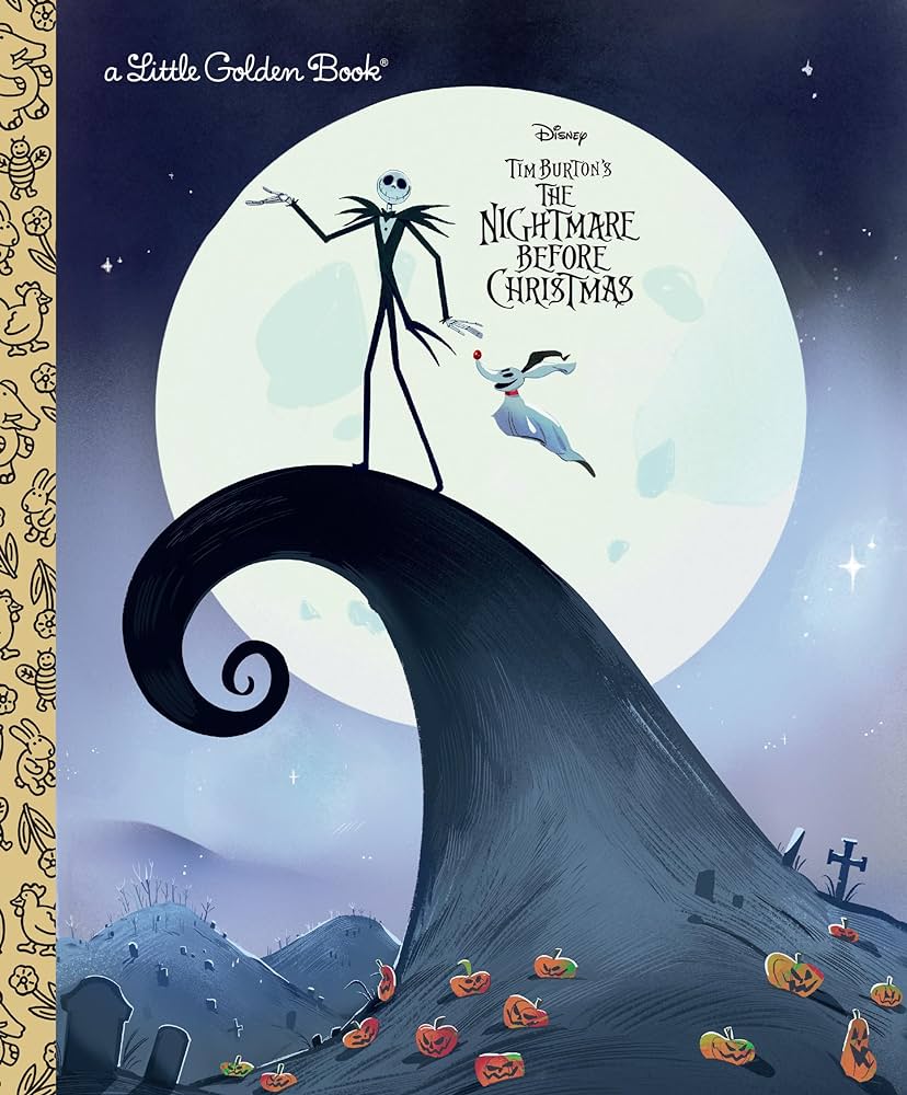 tim burton nightmare before christmas book