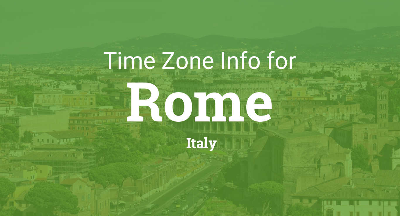 time zone in rome