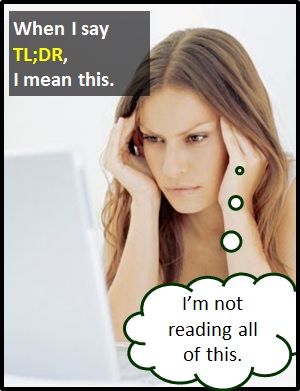 tldr meaning