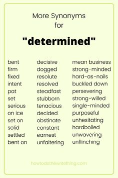 to be determined synonym