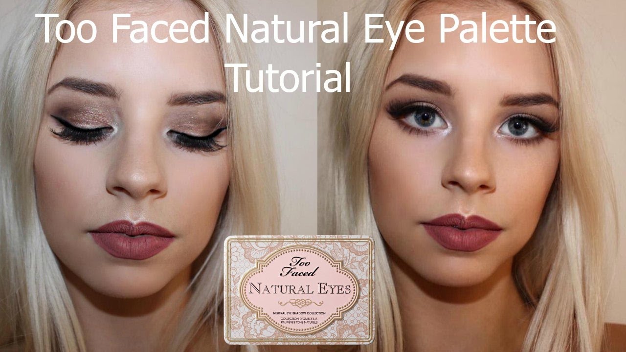 too faced natural eyes