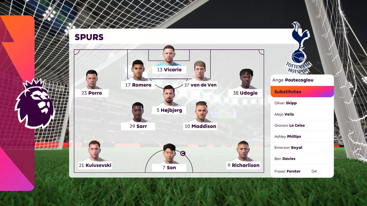 tottenham squad today