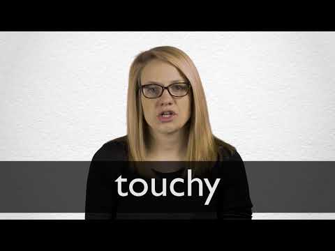 touchy meaning in english