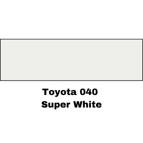 toyota paint code 040