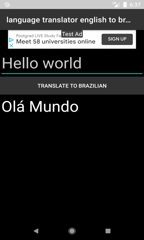 translate brazil to english