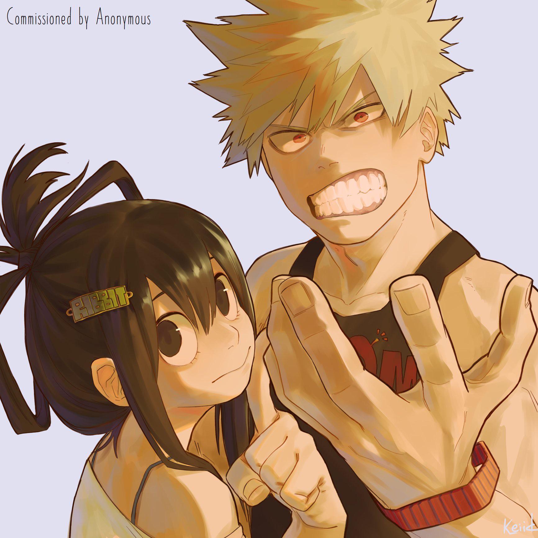 tsuyu y bakugo