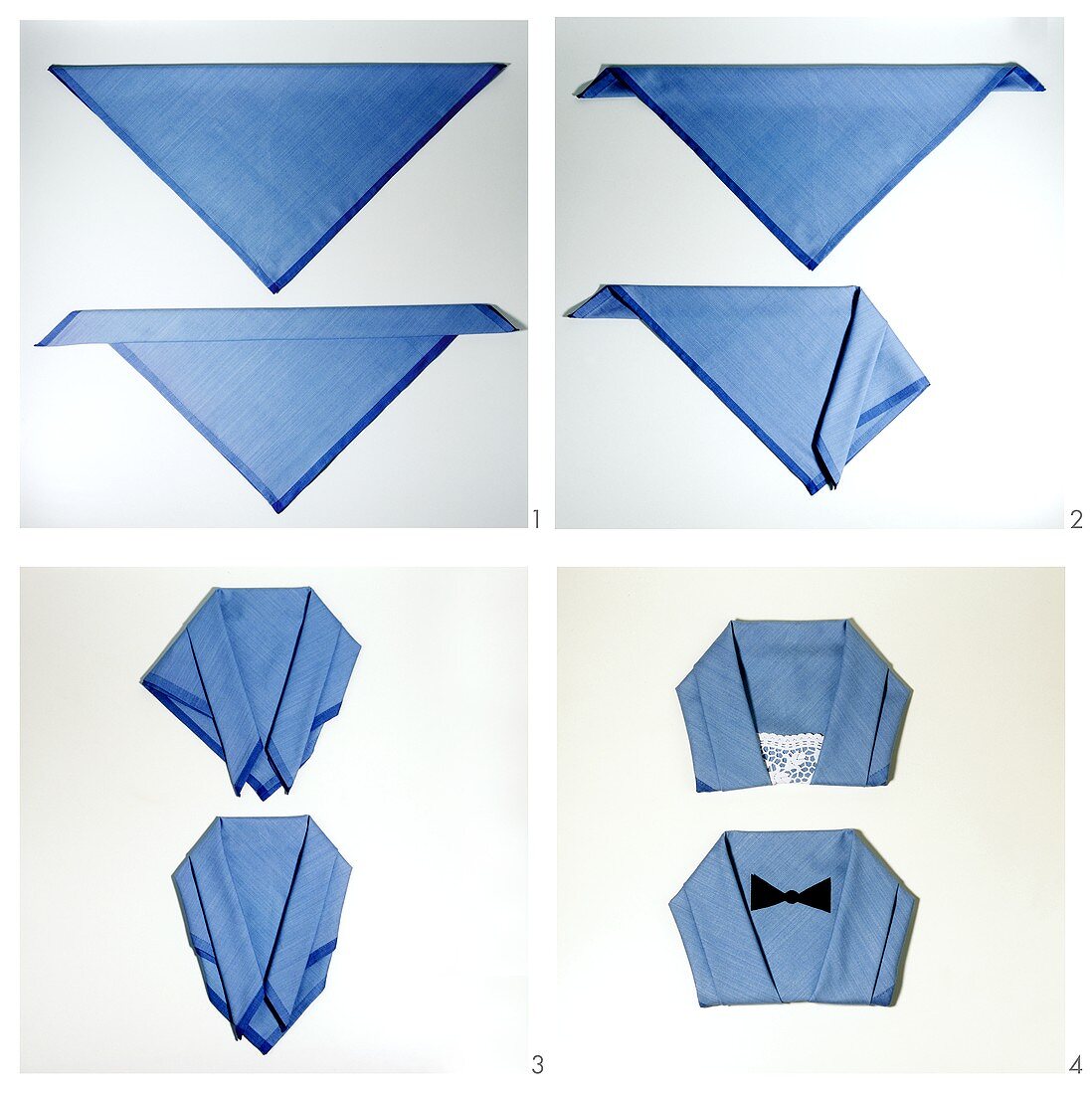 tuxedo napkin fold