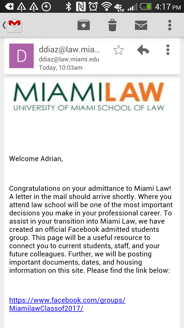 u miami email