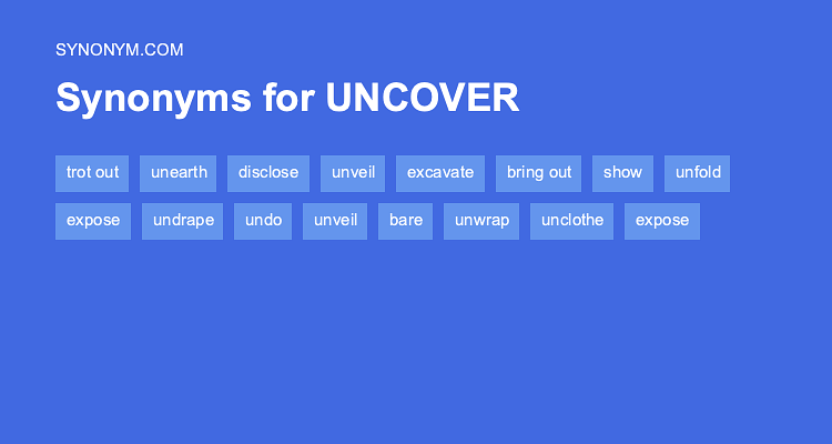 uncover synonyms