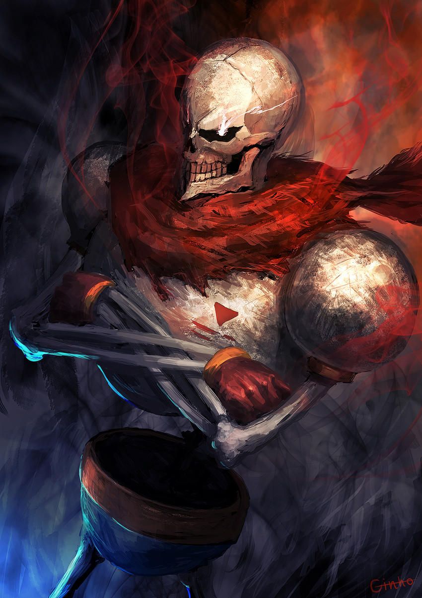 undertale papyrus art