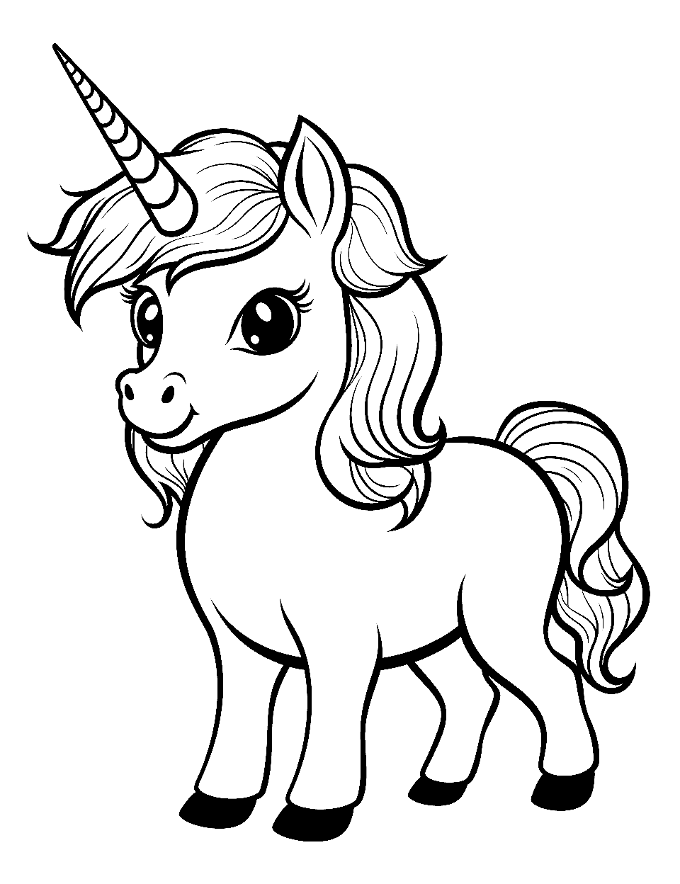 unicorn colouring pictures