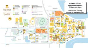 uofm parking map