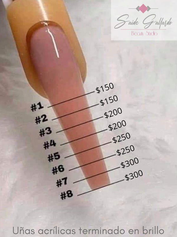 uñas numero 3