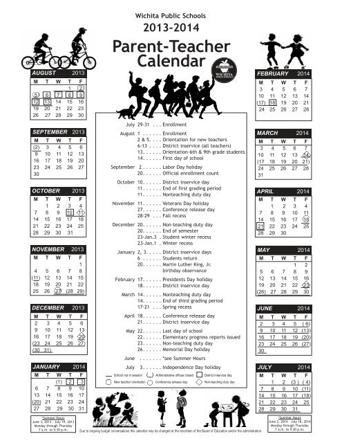 usd 259 school calendar