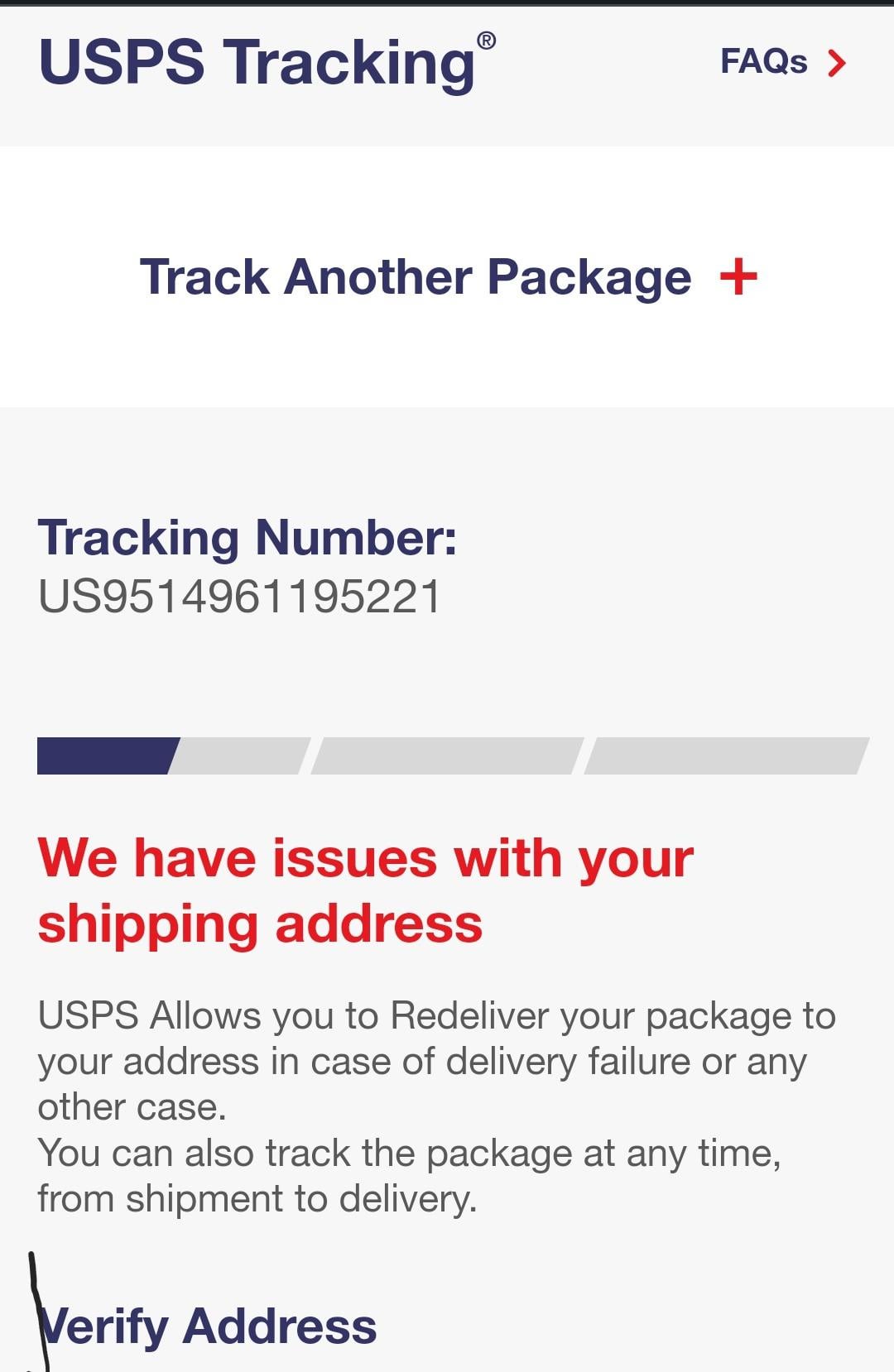 usps scam on package redelivery fees
