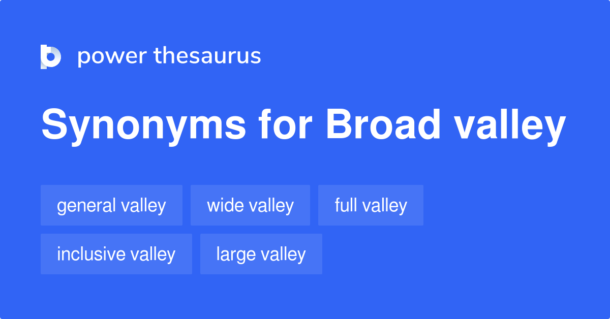 valley synonyms