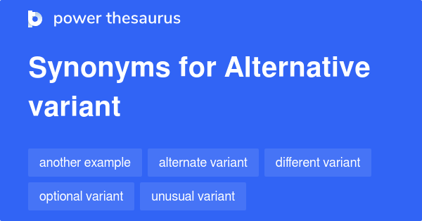 variant thesaurus