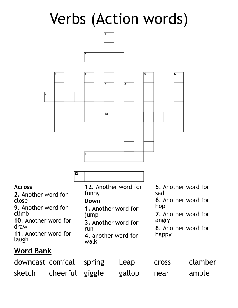 verbiage crossword clue