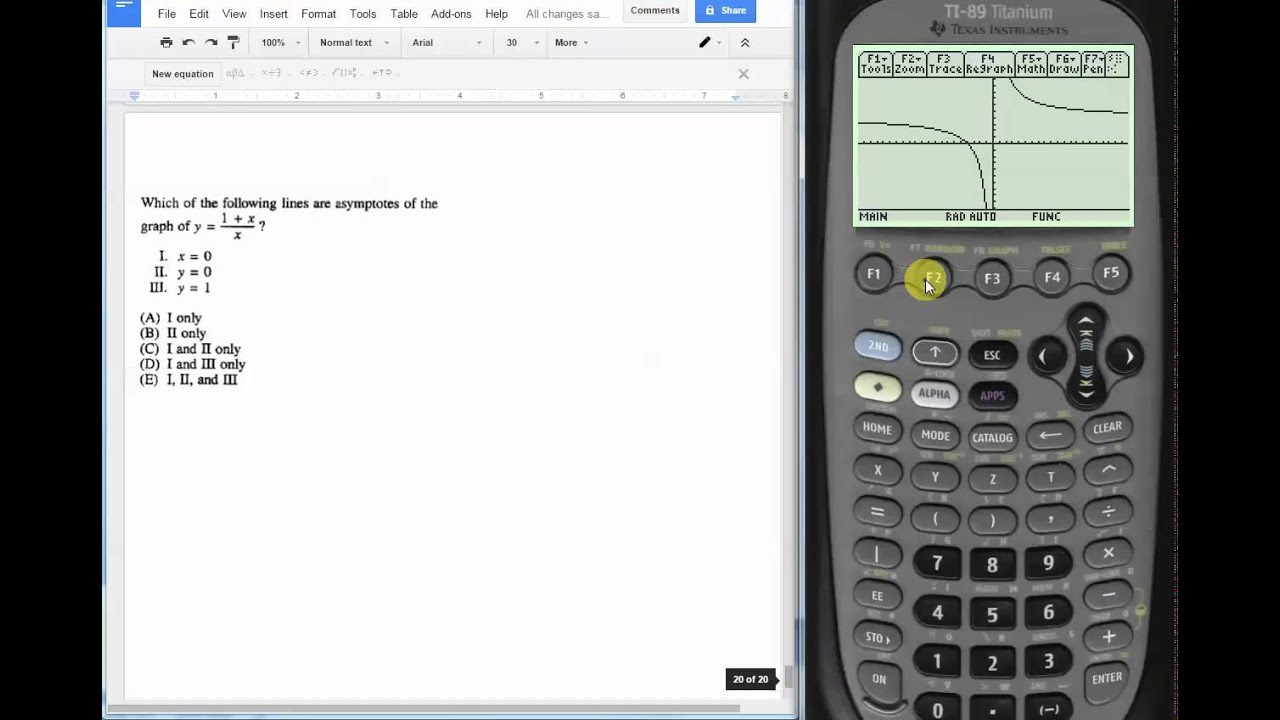 vertical asymptote calculator