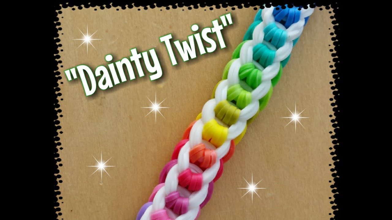 video bracelet rainbow loom