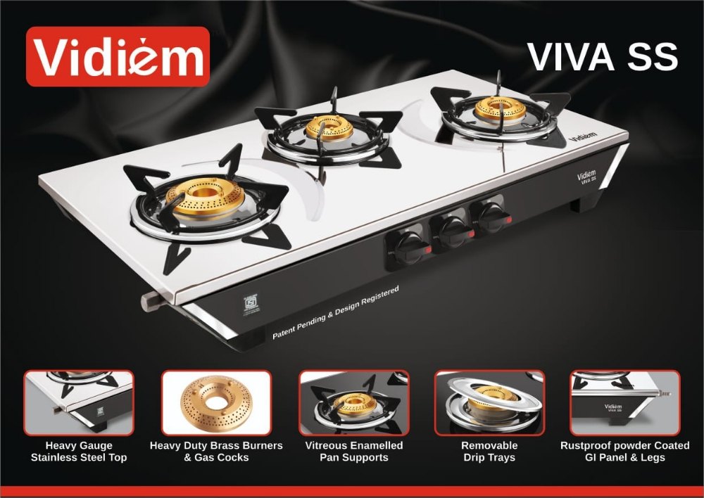 vidiem viva ss 3 burner