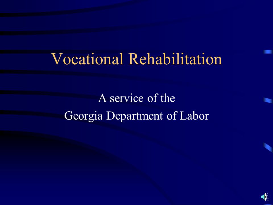 vocational rehabilitation ppt