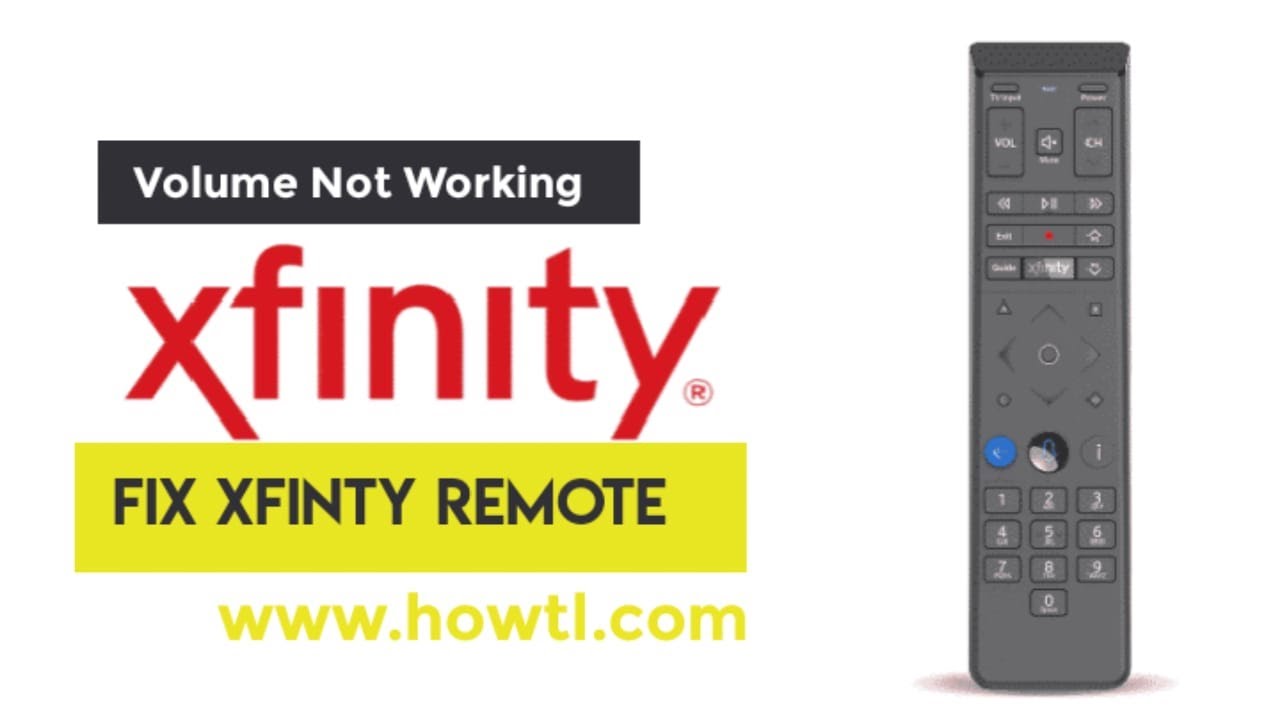 volume not working on comcast remote