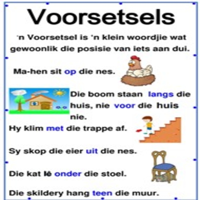 voorsetsels