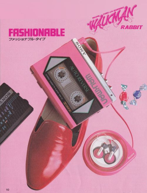 walkman rosa