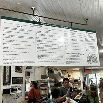 wallace station menu