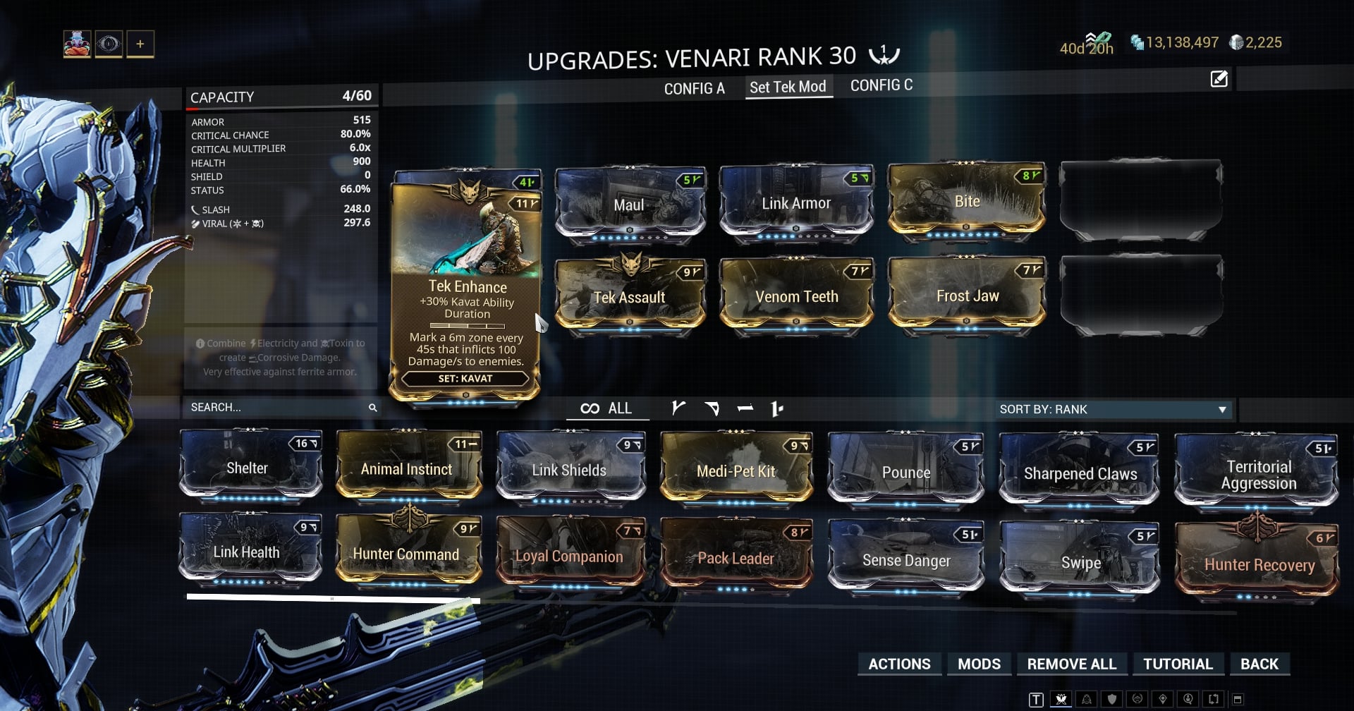 warframe venari build