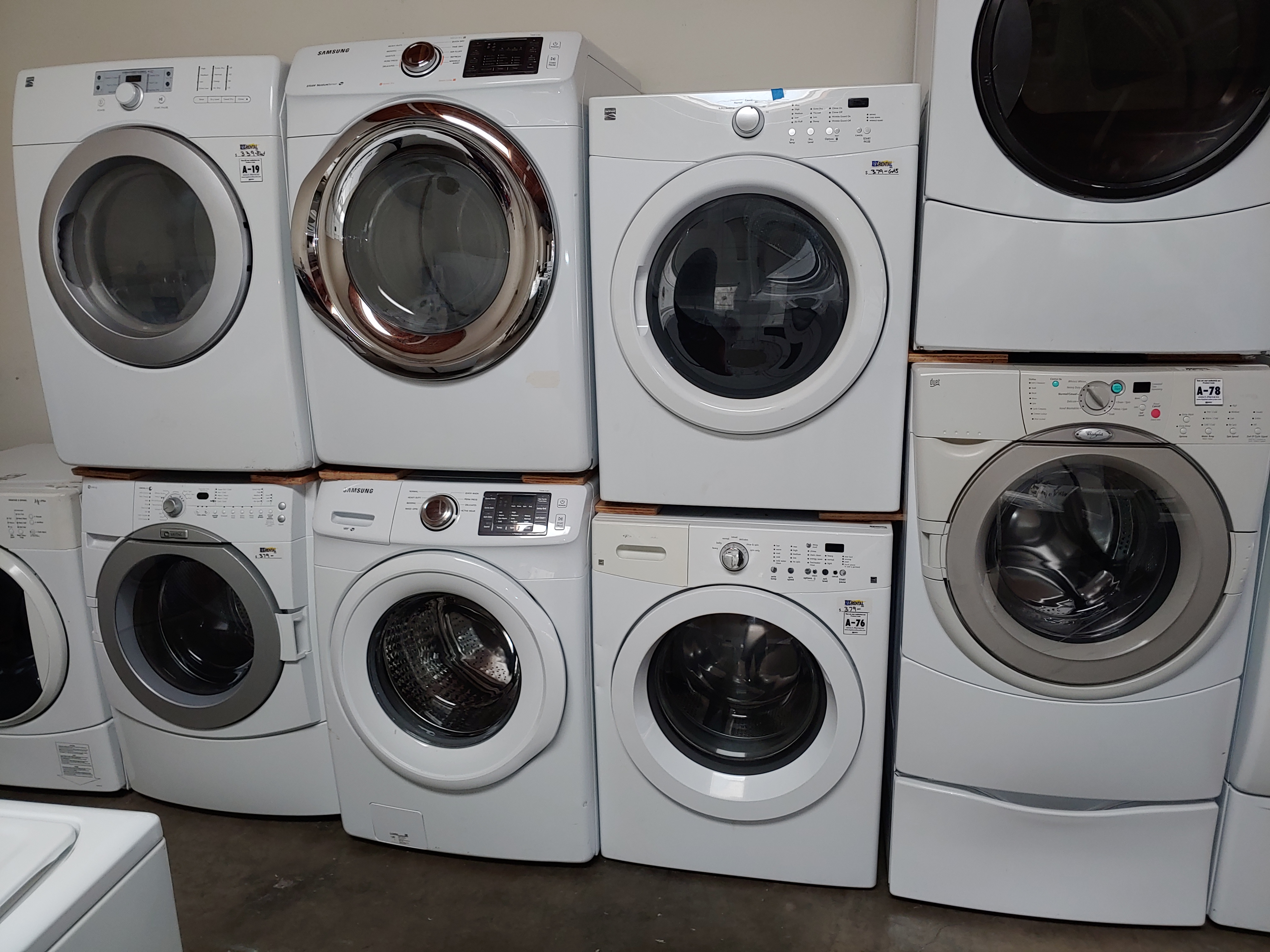 washers and dryers sales near me