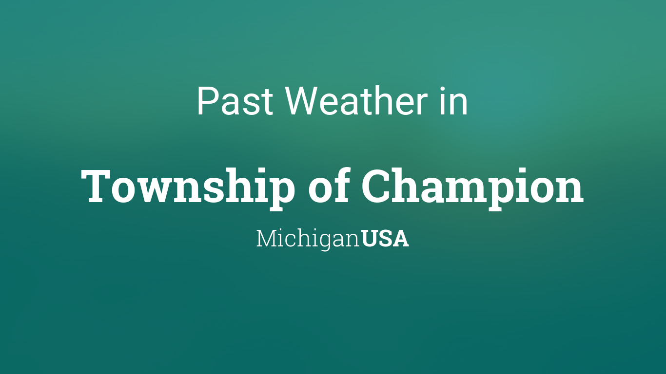 weather champion mi