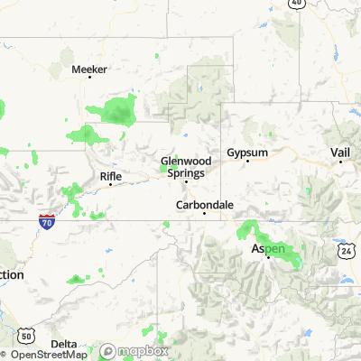 weather glenwood springs co hourly