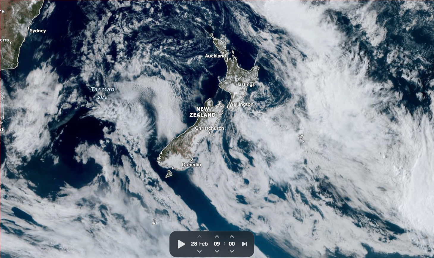 weather new zealand tomorrow