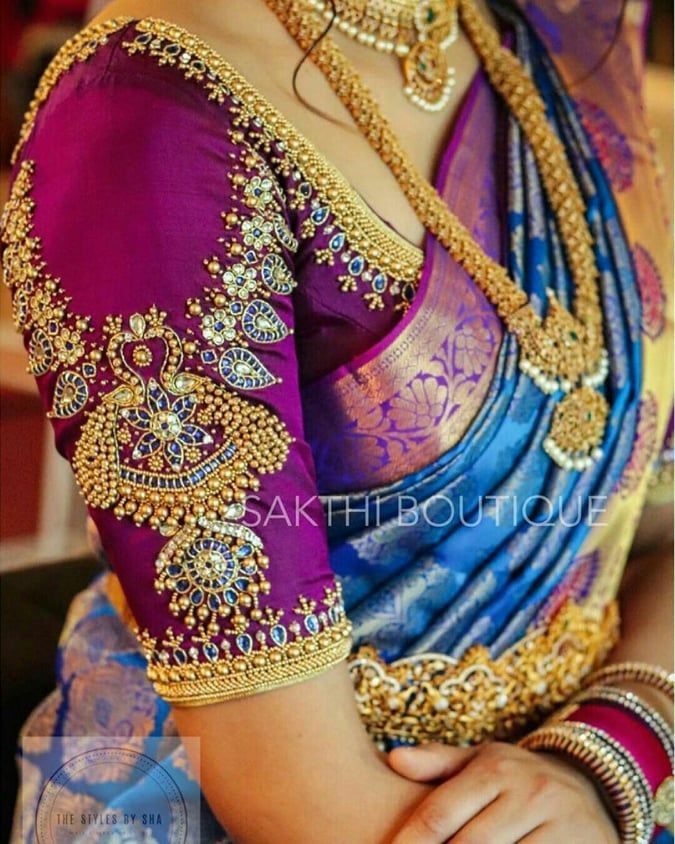 wedding saree blouse patterns