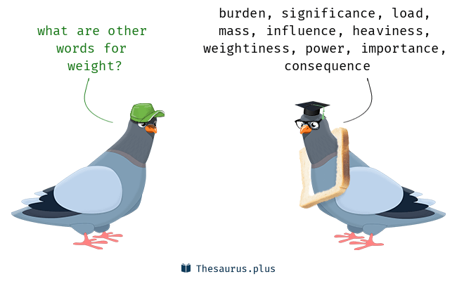 weight thesaurus