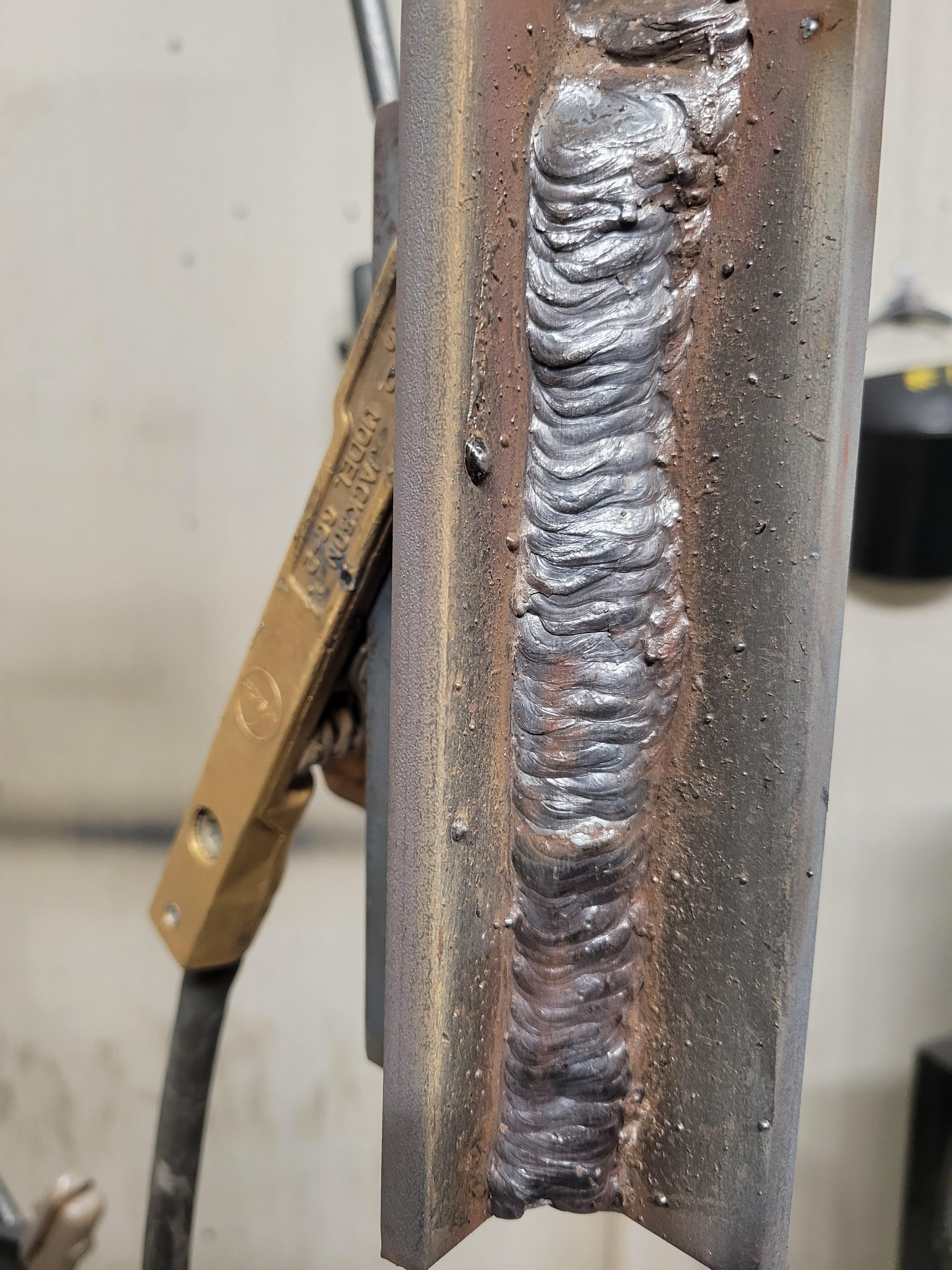 welding 7018 vertical up