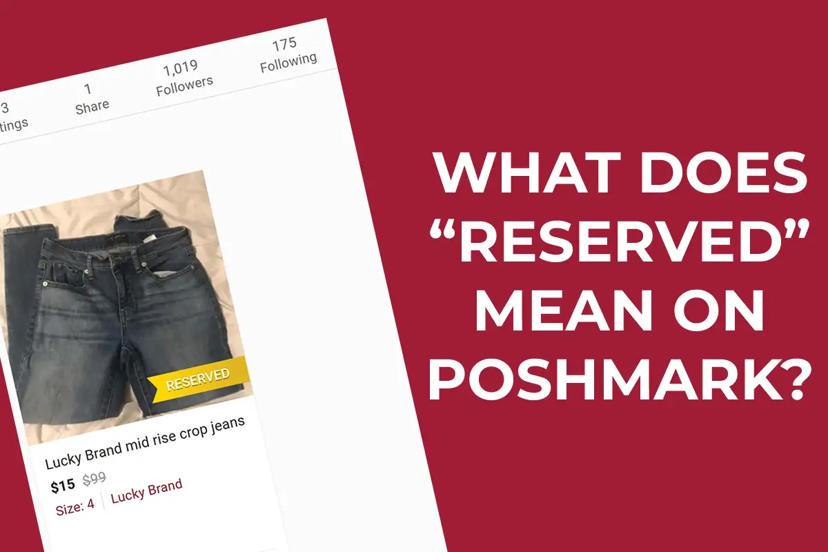 what does reserve mean on poshmark