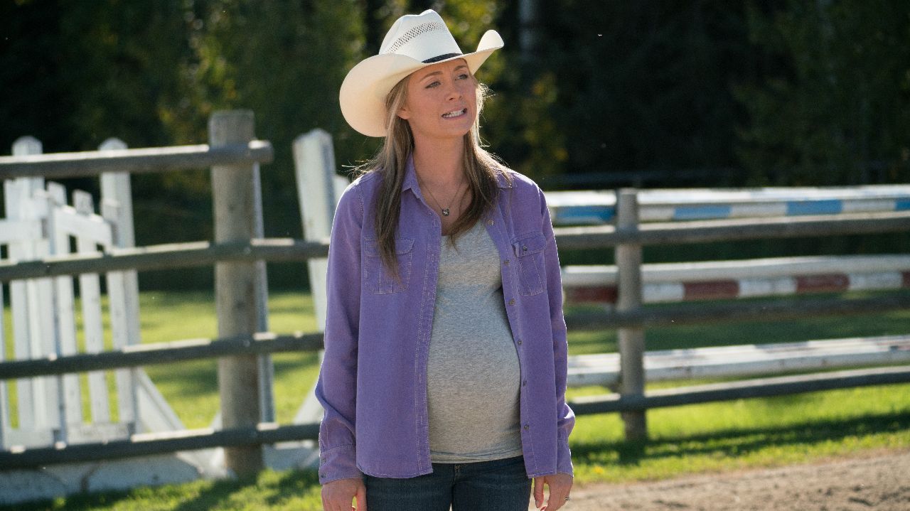 what episode of heartland does amy get pregnant