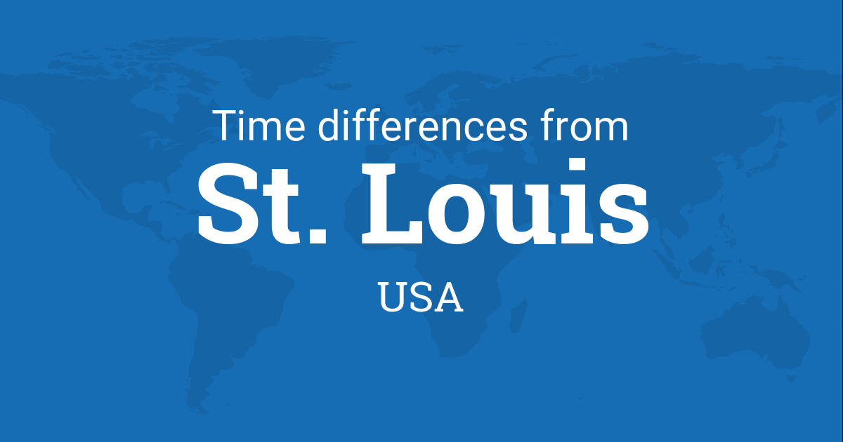 what is st louis time zone