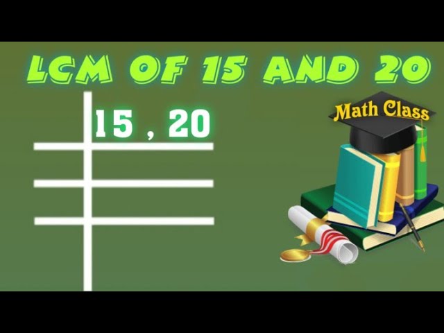 what is the lcm of 15 and 20