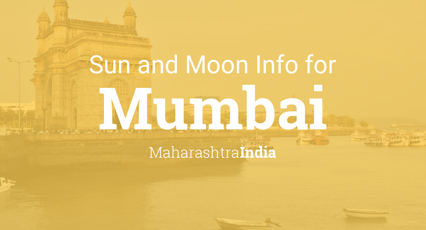when will moon rise today in mumbai