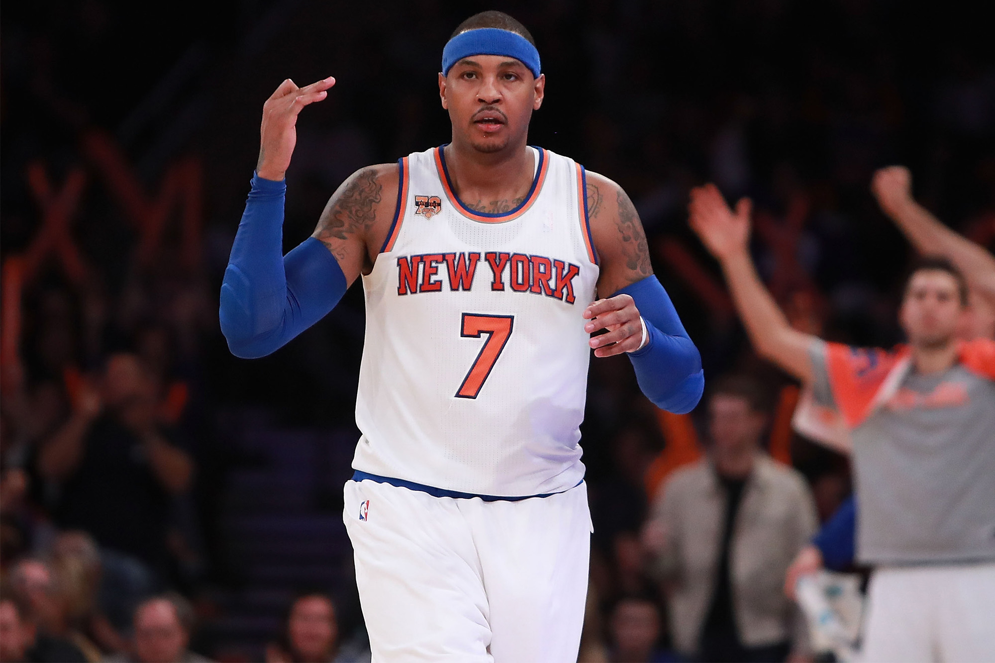 where is carmelo anthony playing 2023