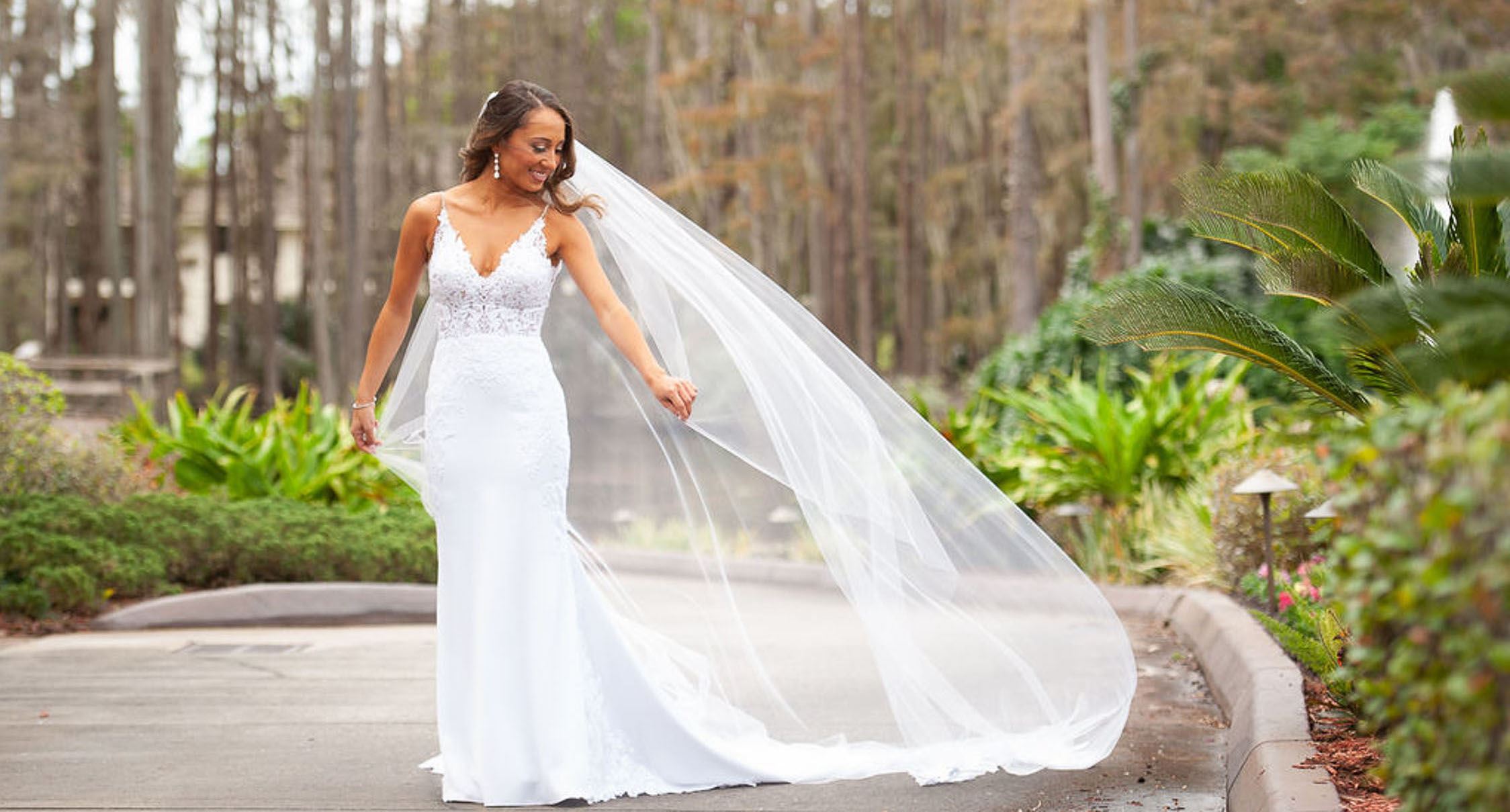 white closet bridal