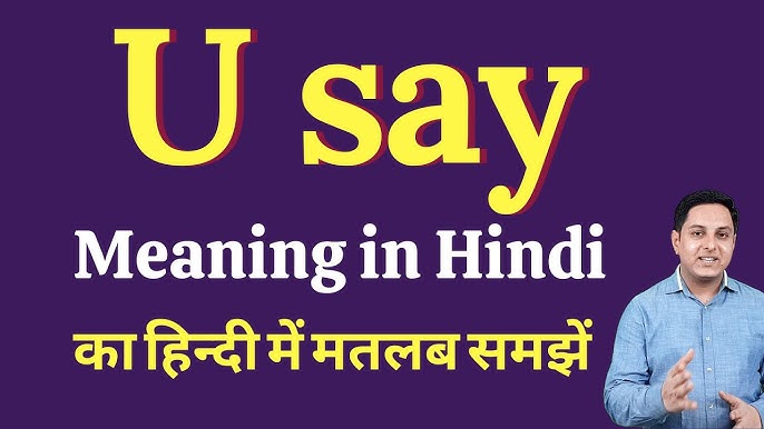 who the hell are you meaning in hindi