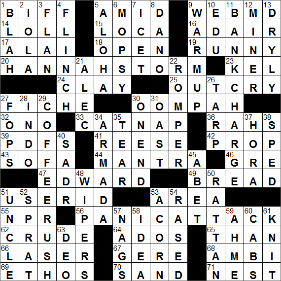 willie who broke crossword