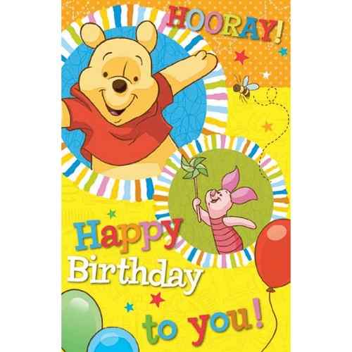 winnie the pooh birthday cards